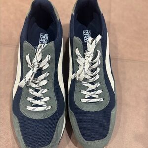 Nothing New Men's Navy Olive Sneakers Ocean Pine $129 Retail